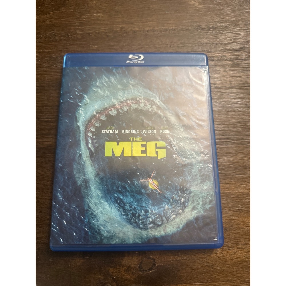 The Meg Blu-ray DVD 2-Disc Set Jason Statham Shark Action Movie 2018 Warner Bros